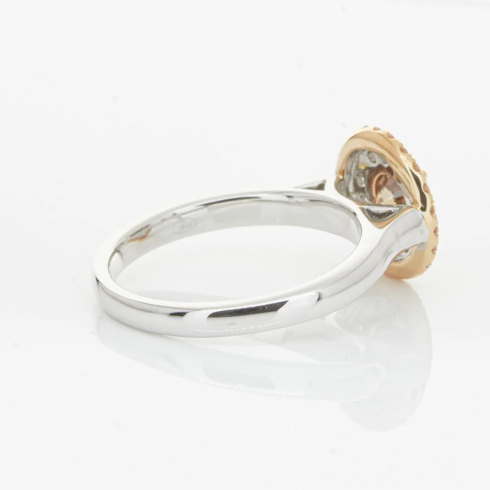 18ct White Gold .61ct Mocha Diamond Karnak Ring