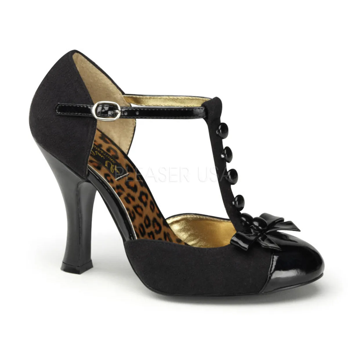 4 Inch Heel SMITTEN-10 Black Suede