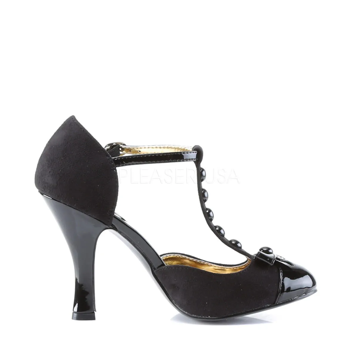 4 Inch Heel SMITTEN-10 Black Suede