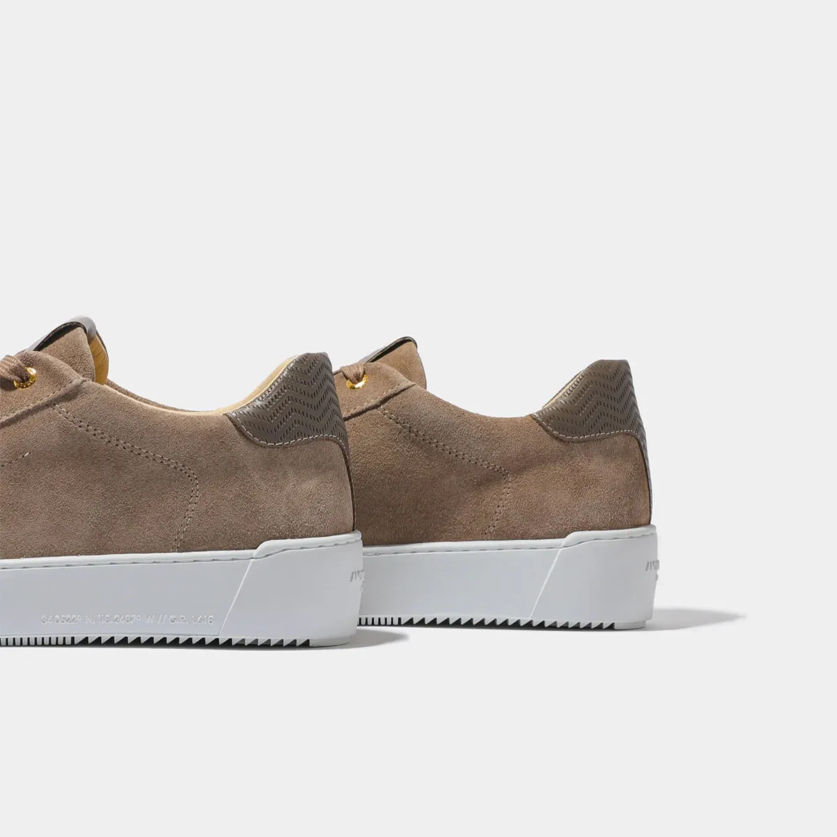 Android Homme - Zuma Suede Trainers in Taupe