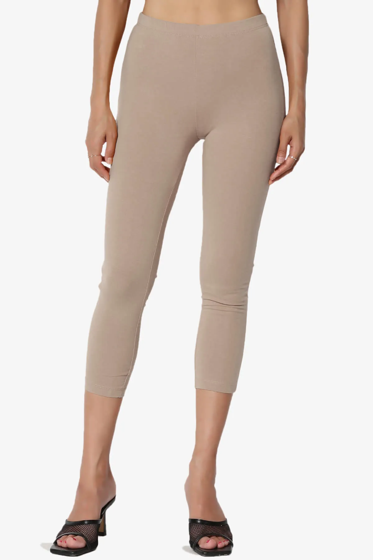 Ansley Luxe Cotton Capri Leggings PLUS