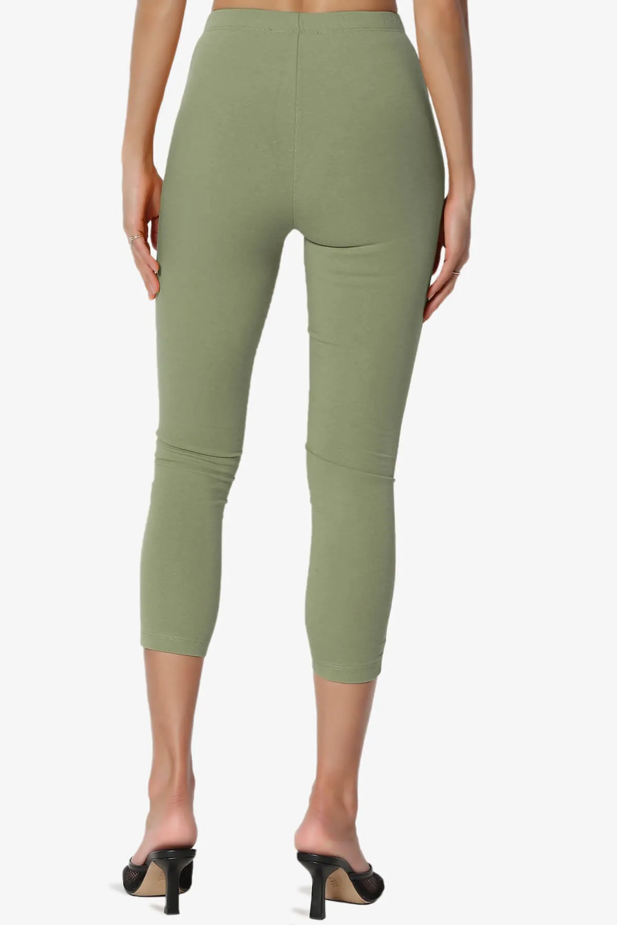 Ansley Luxe Cotton Capri Leggings PLUS