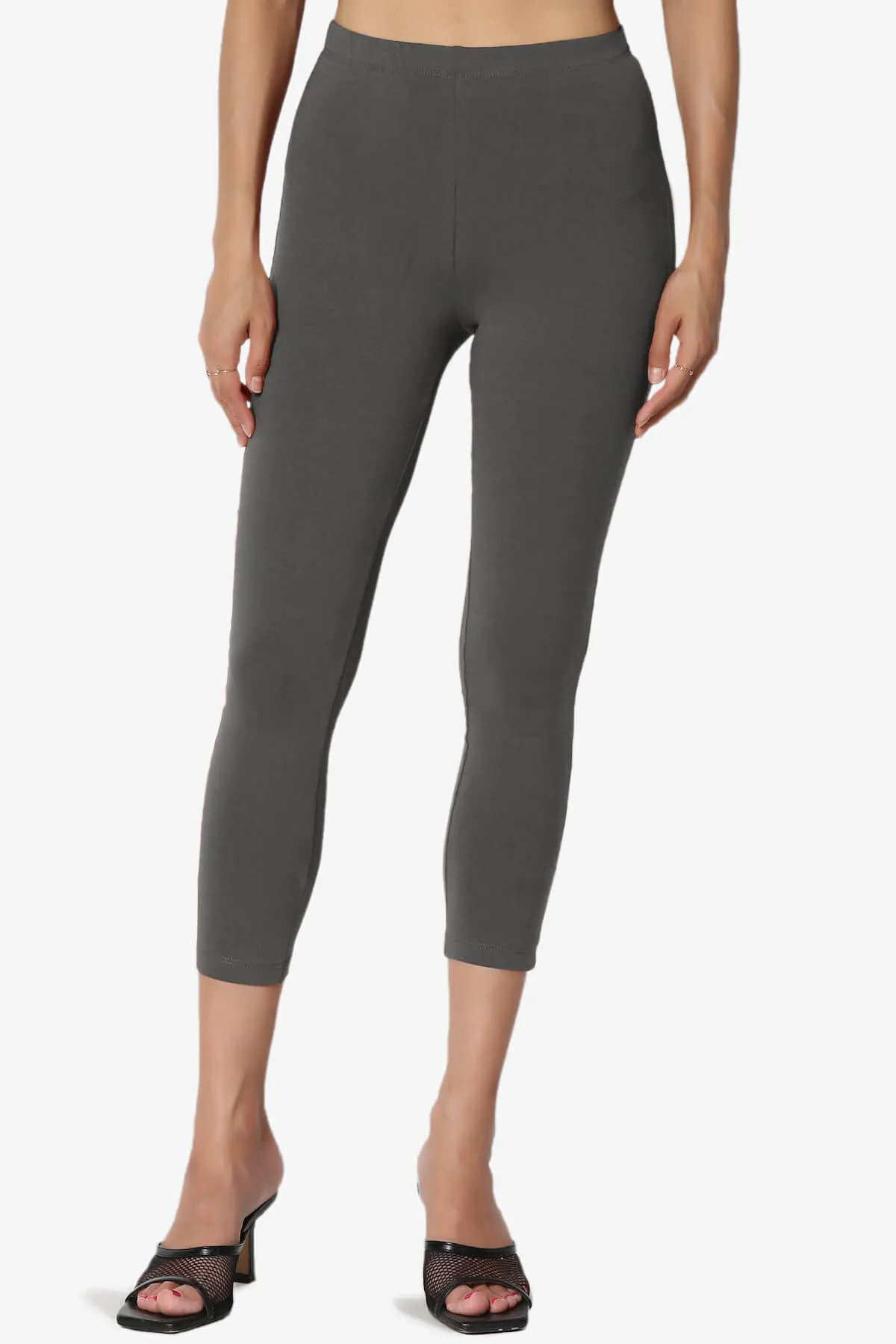 Ansley Luxe Cotton Capri Leggings PLUS