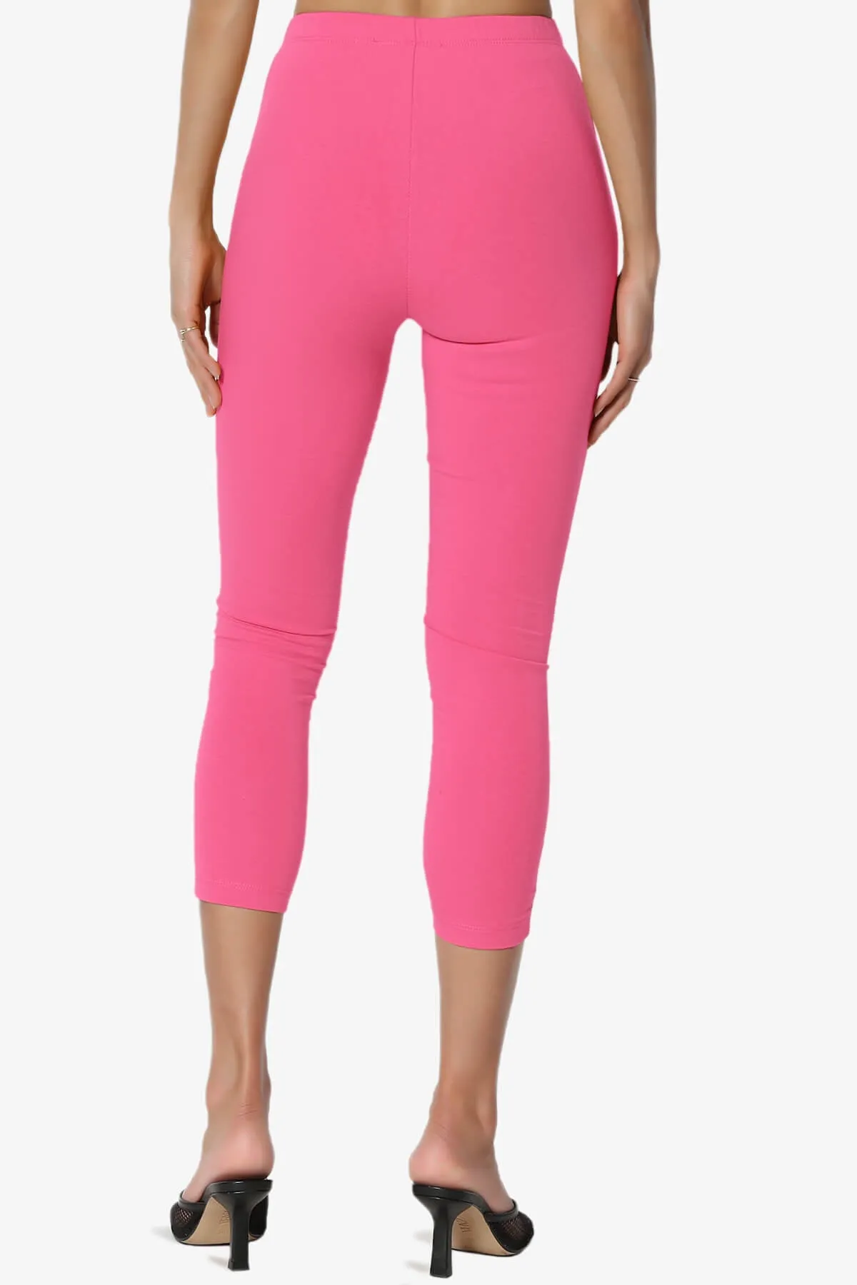 Ansley Luxe Cotton Capri Leggings PLUS