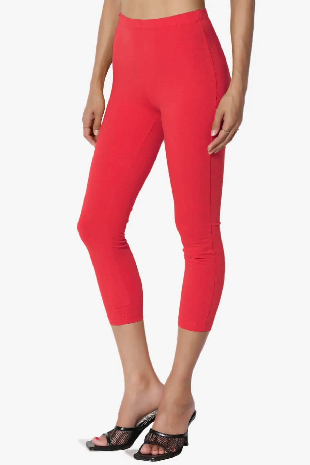 Ansley Luxe Cotton Capri Leggings PLUS