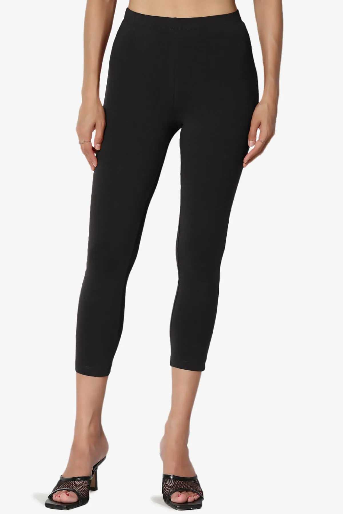 Ansley Luxe Cotton Capri Leggings PLUS