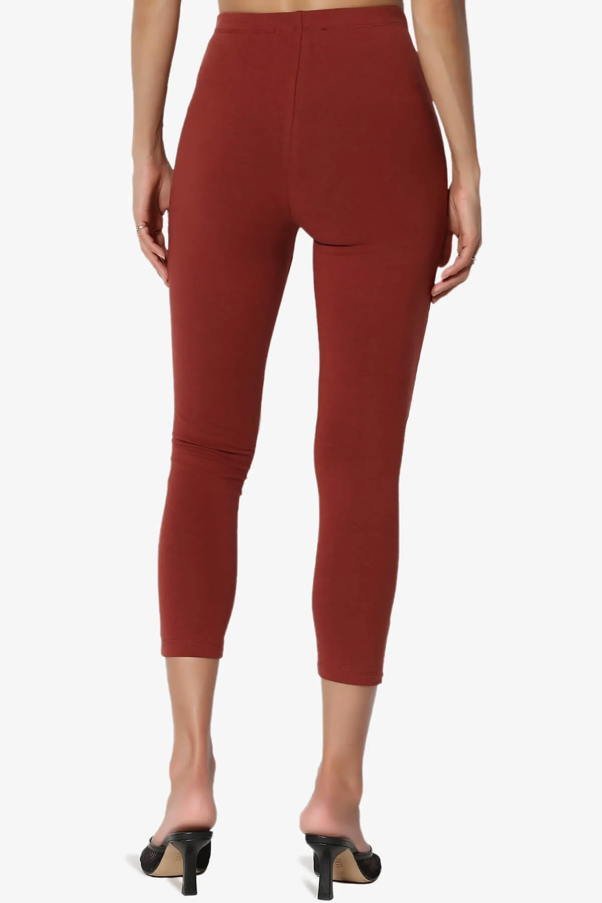 Ansley Luxe Cotton Capri Leggings PLUS