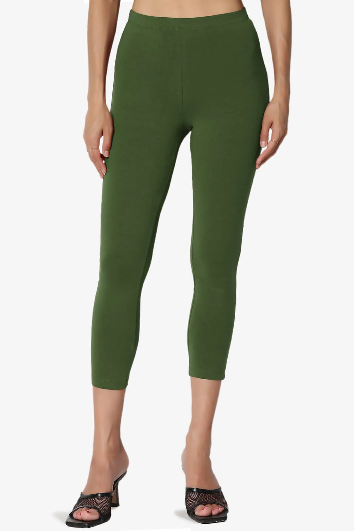 Ansley Luxe Cotton Capri Leggings PLUS