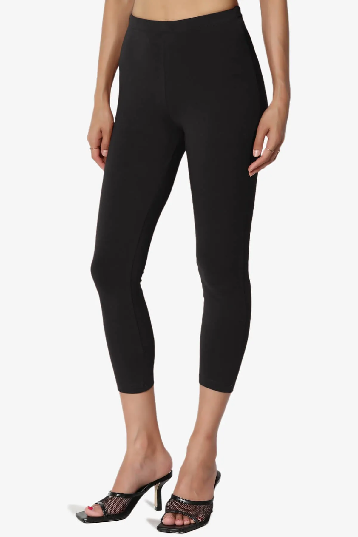 Ansley Luxe Cotton Capri Leggings PLUS