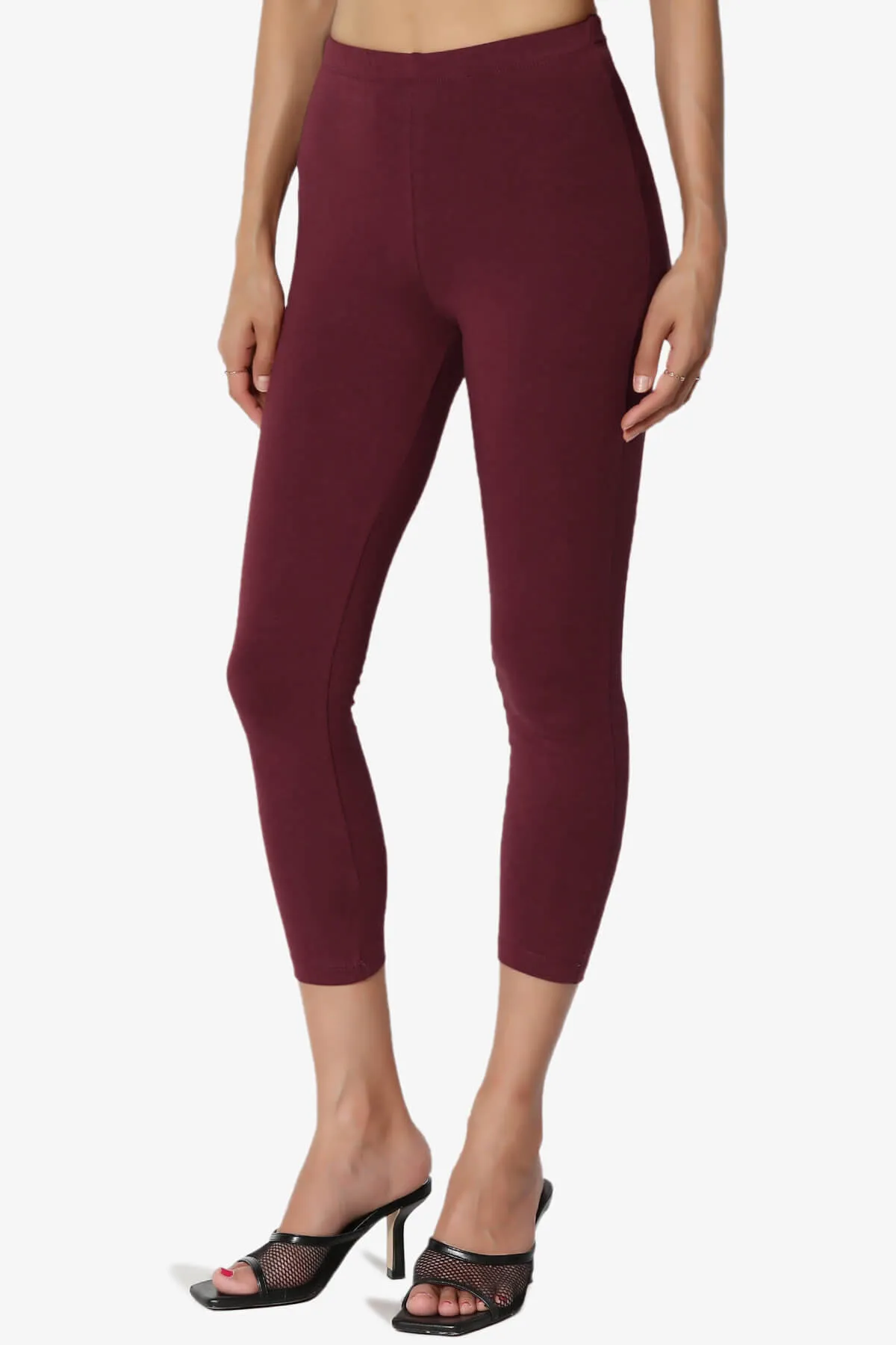 Ansley Luxe Cotton Capri Leggings PLUS