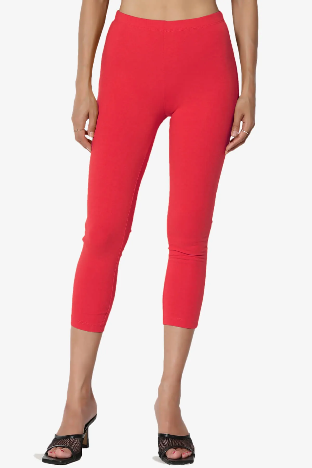 Ansley Luxe Cotton Capri Leggings PLUS