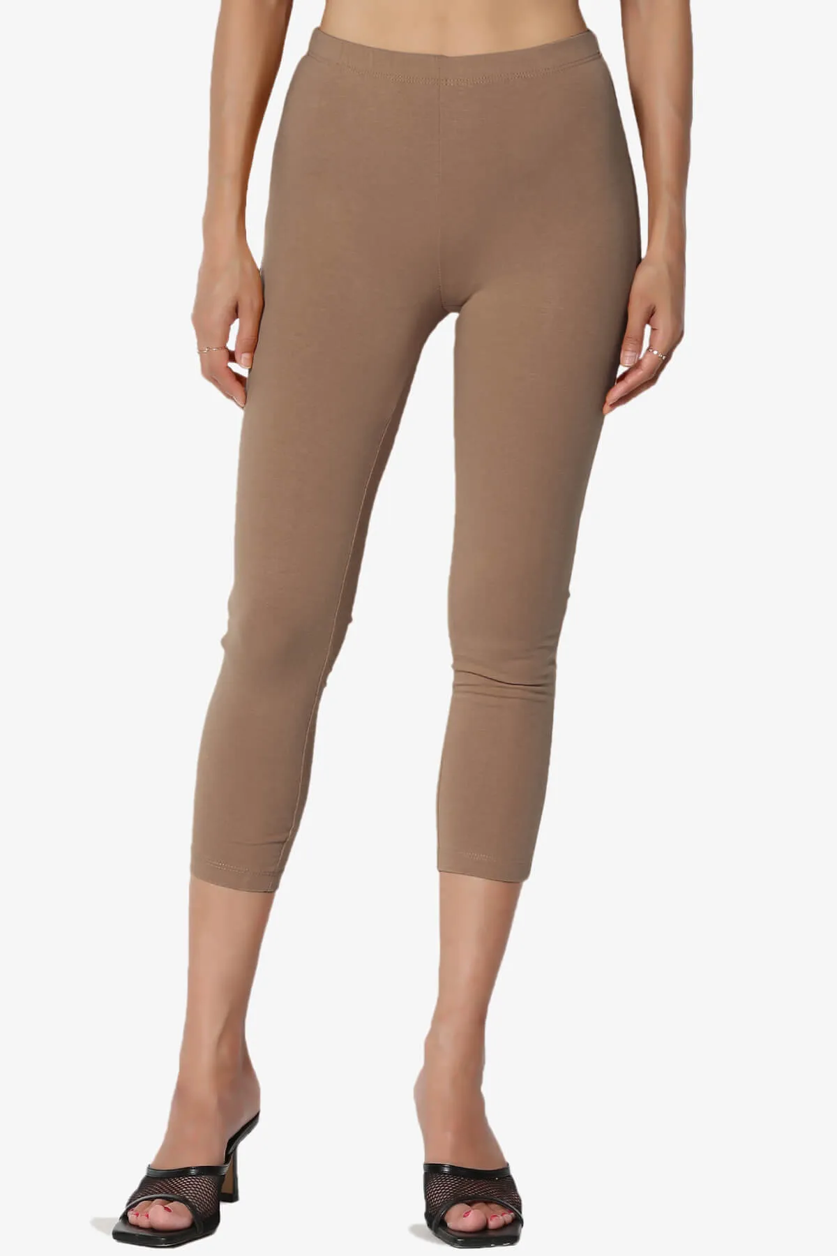 Ansley Luxe Cotton Capri Leggings PLUS