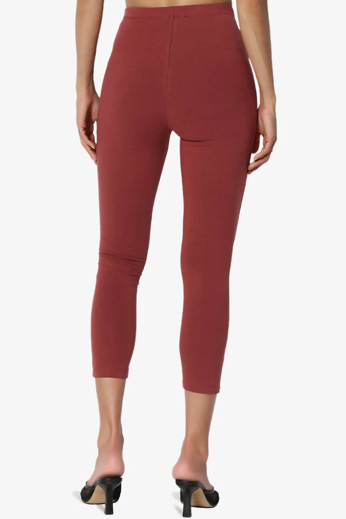 Ansley Luxe Cotton Capri Leggings PLUS