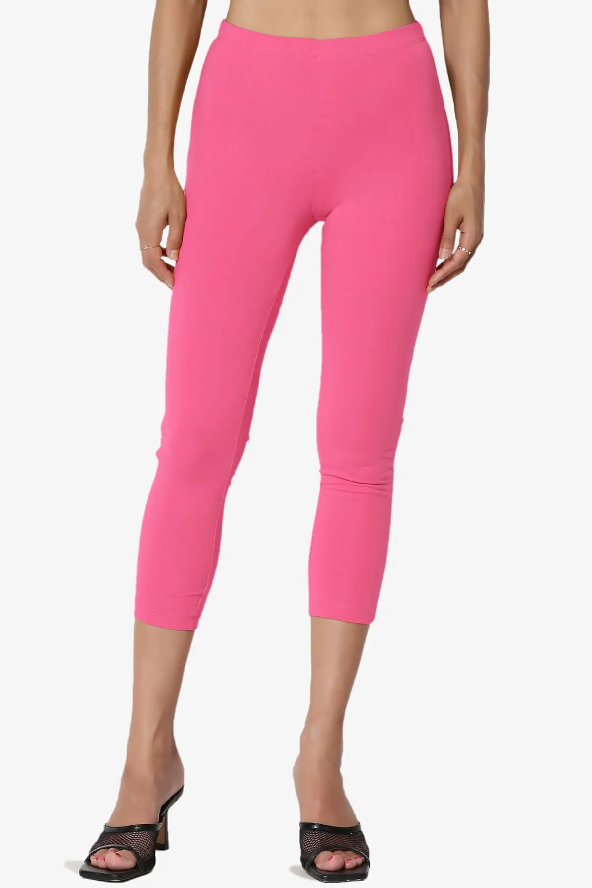 Ansley Luxe Cotton Capri Leggings PLUS