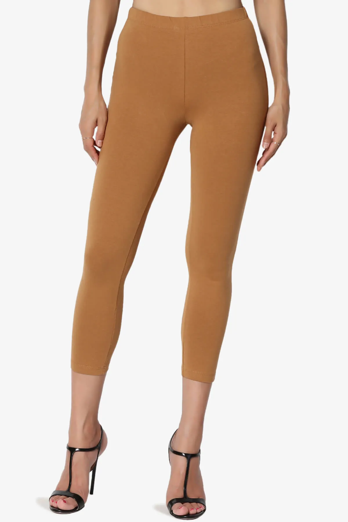 Ansley Luxe Cotton Capri Leggings PLUS