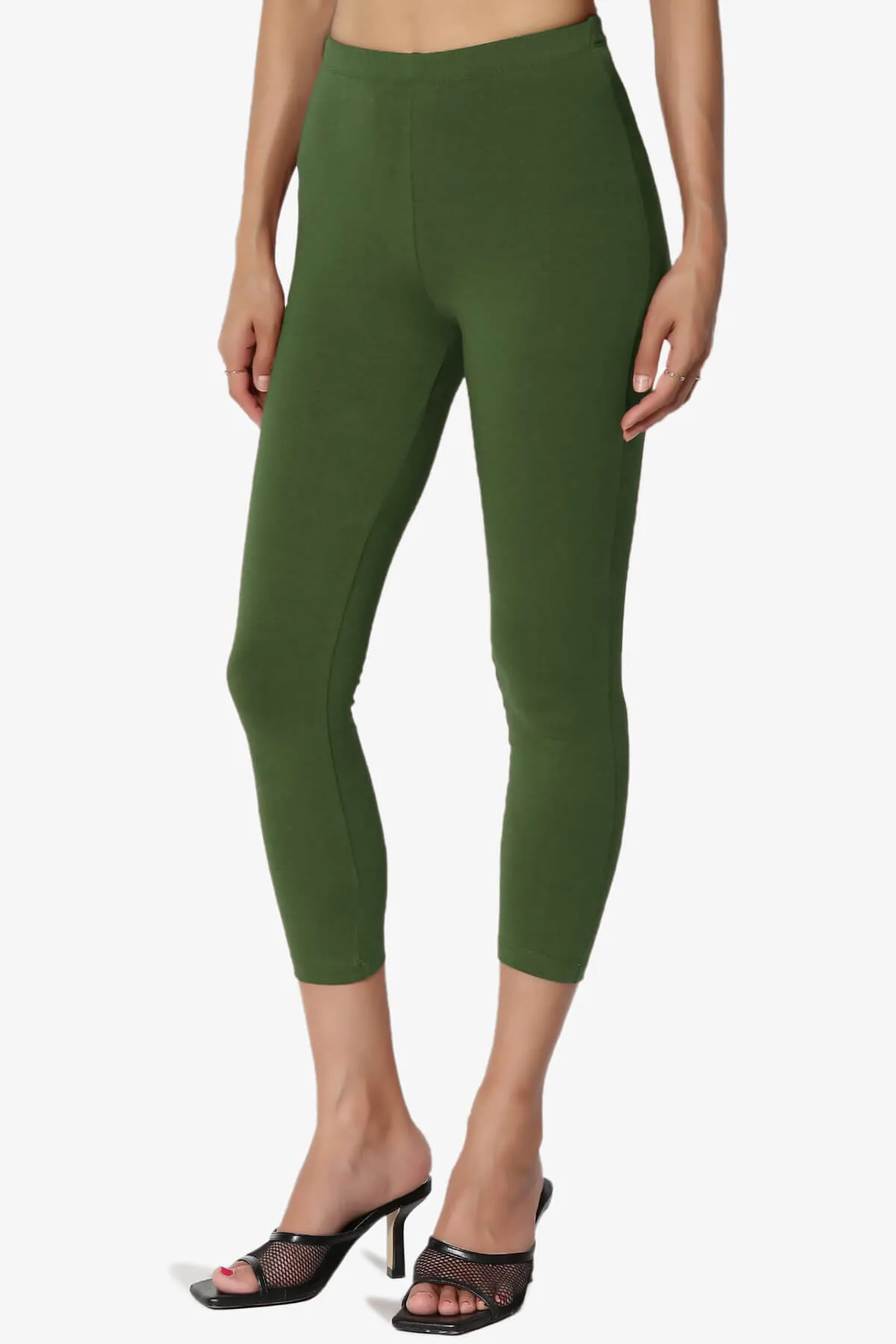 Ansley Luxe Cotton Capri Leggings PLUS