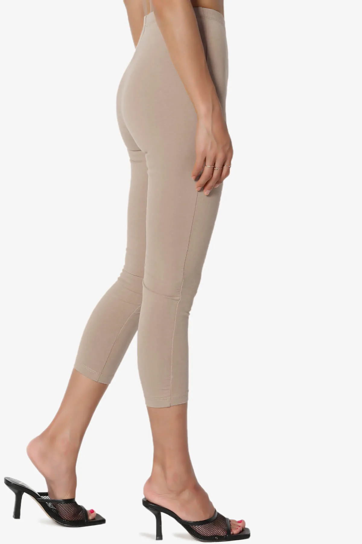 Ansley Luxe Cotton Capri Leggings PLUS