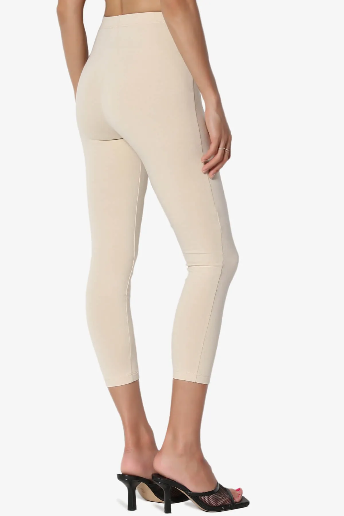 Ansley Luxe Cotton Capri Leggings PLUS