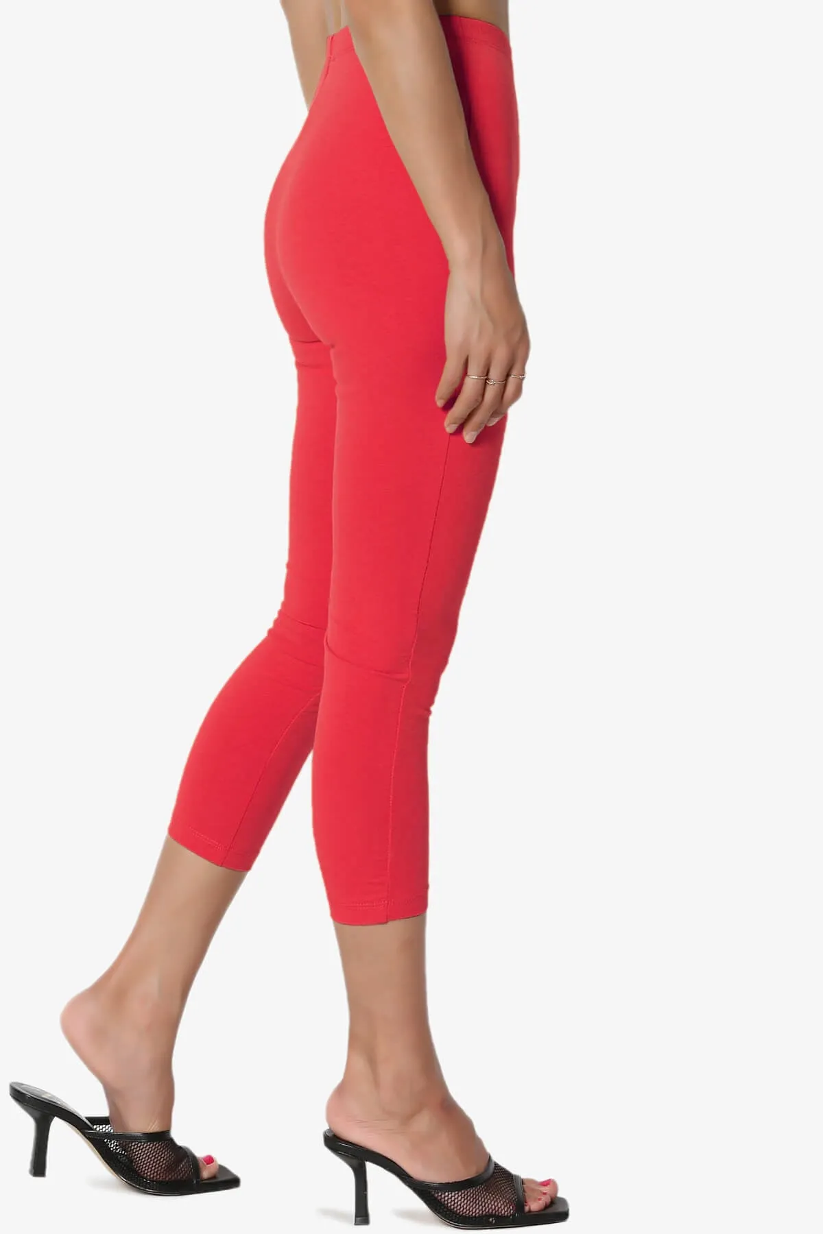 Ansley Luxe Cotton Capri Leggings PLUS