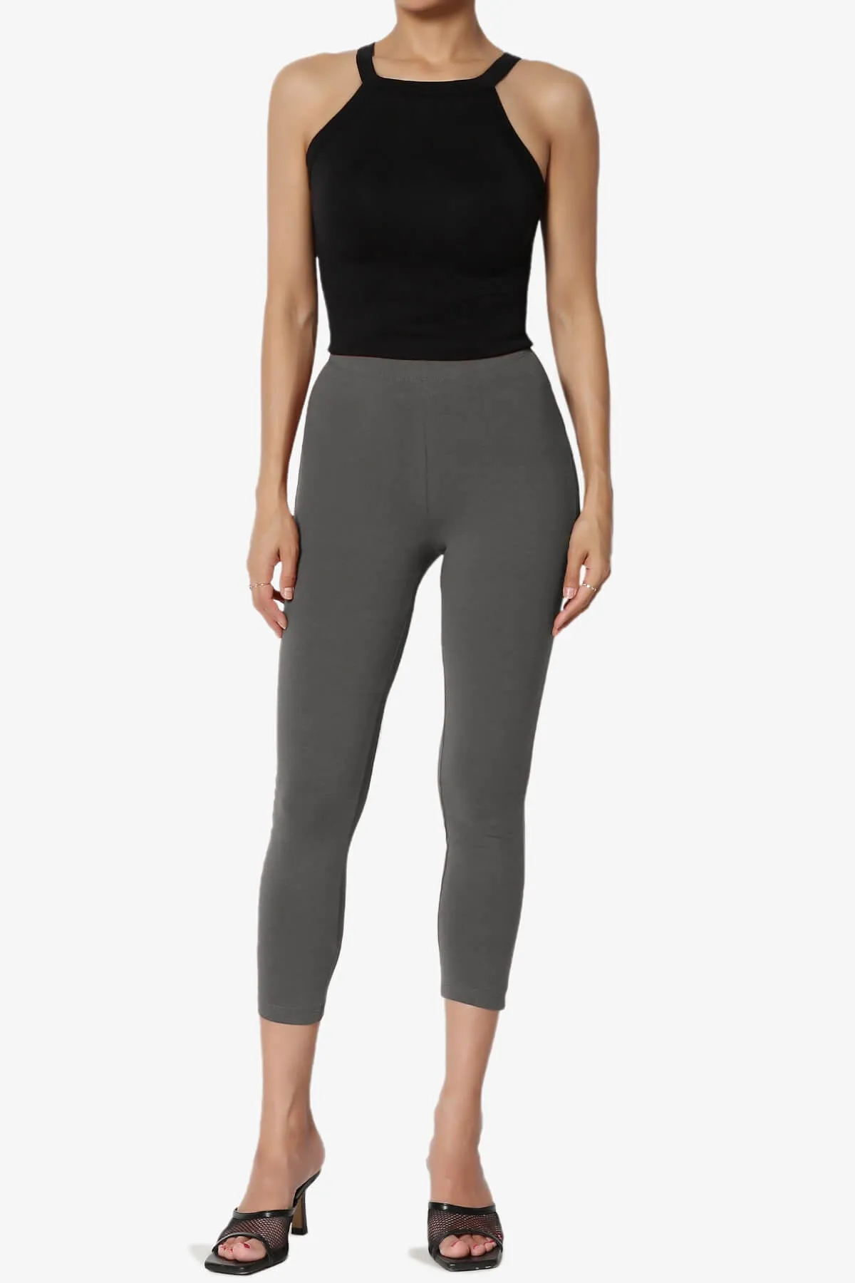 Ansley Luxe Cotton Capri Leggings PLUS