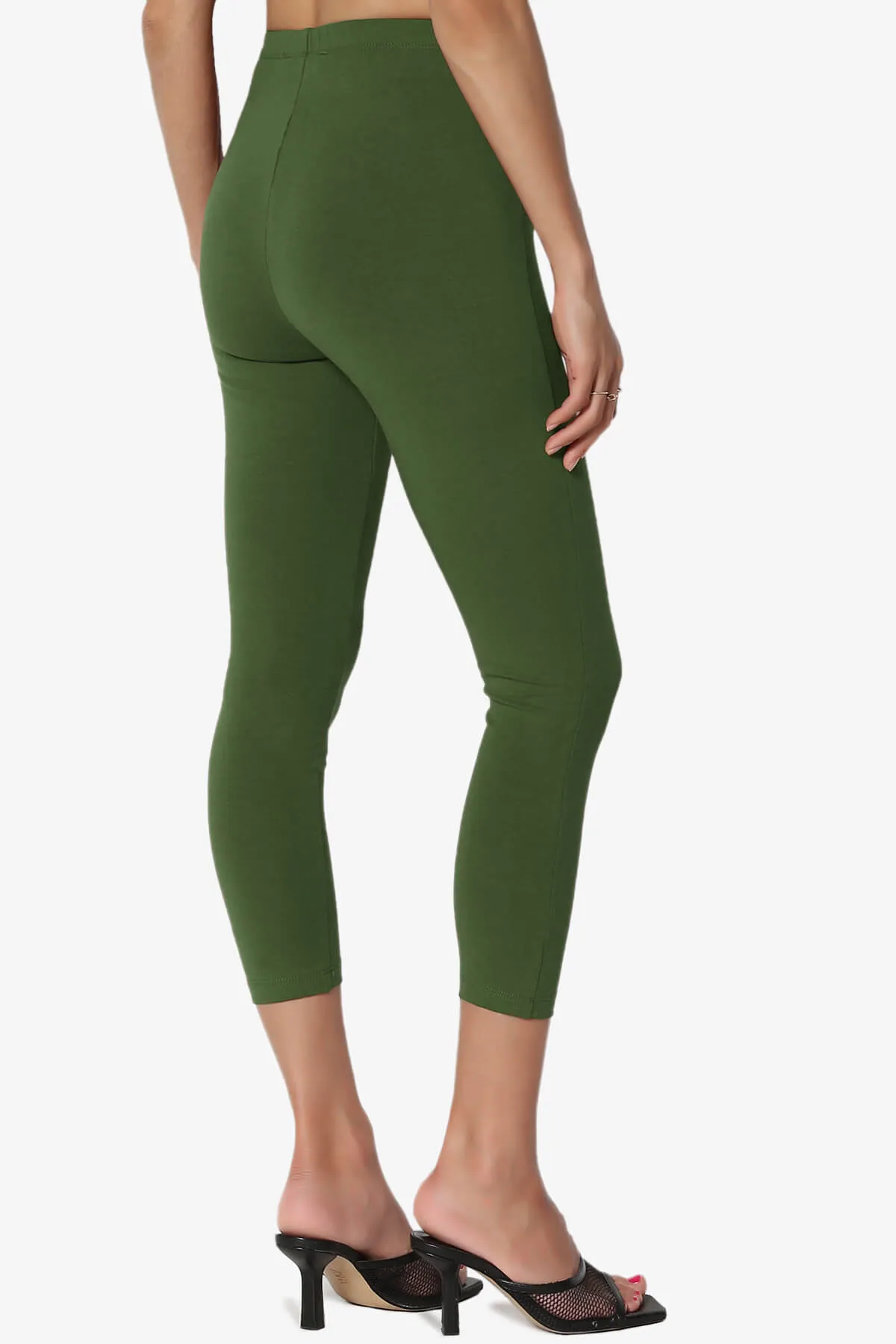 Ansley Luxe Cotton Capri Leggings PLUS