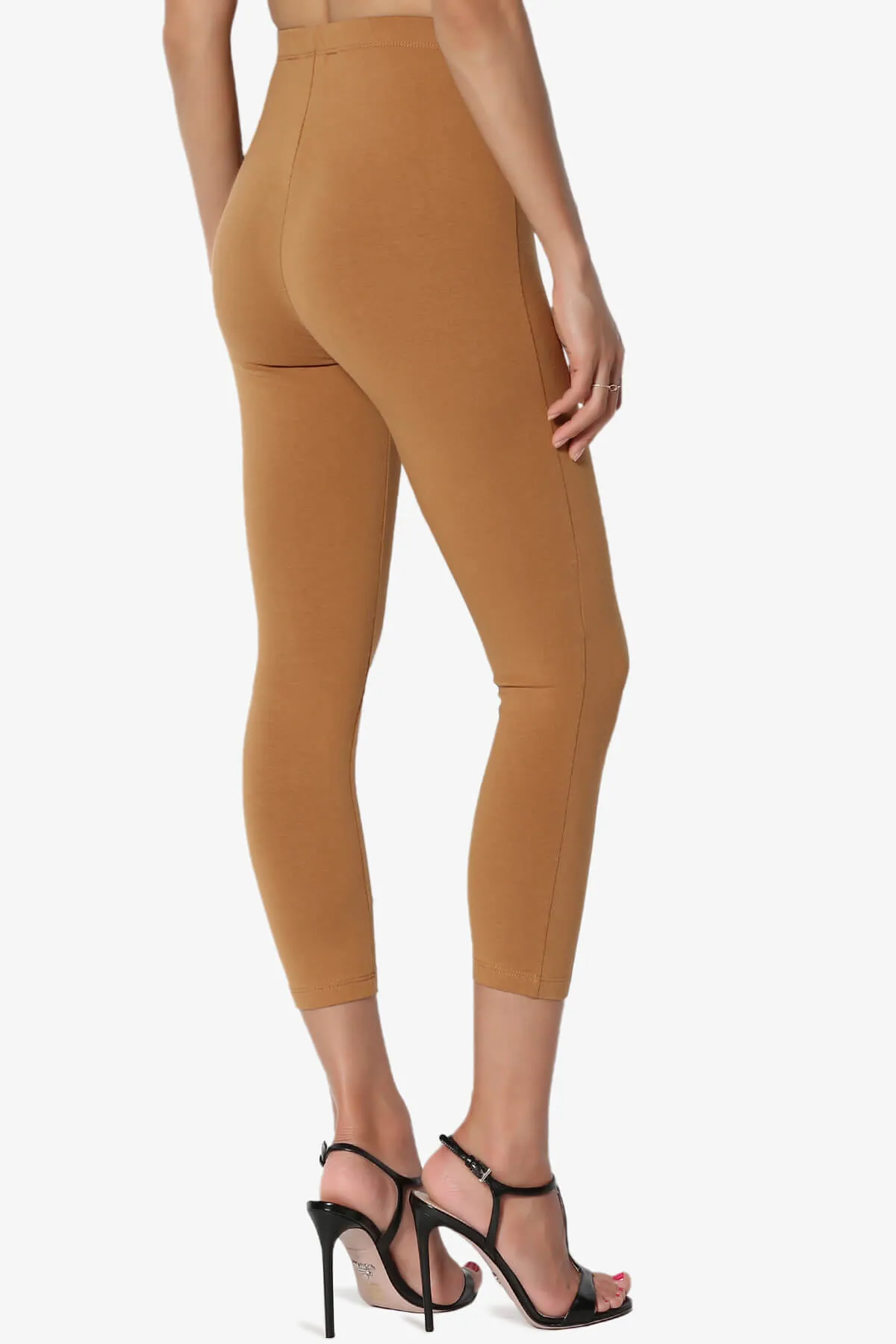 Ansley Luxe Cotton Capri Leggings PLUS