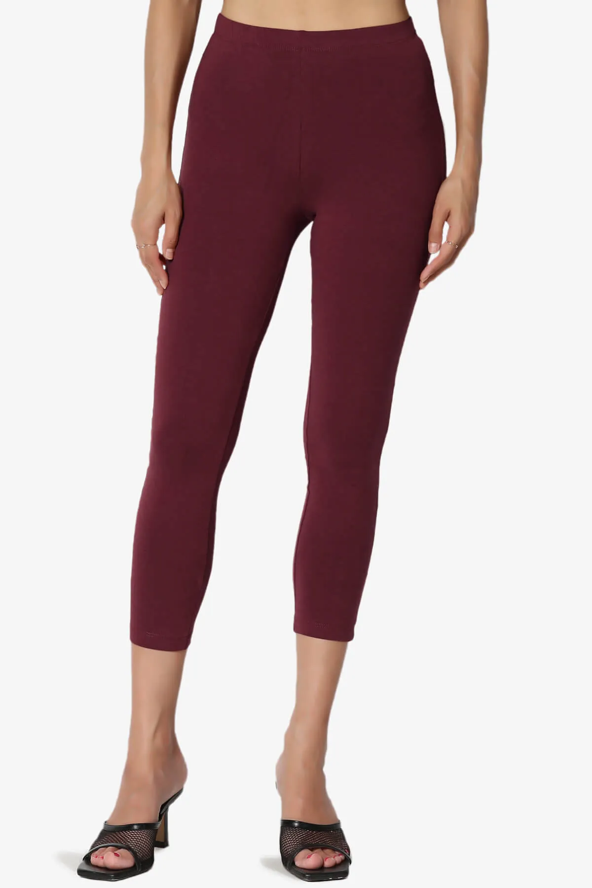 Ansley Luxe Cotton Capri Leggings PLUS