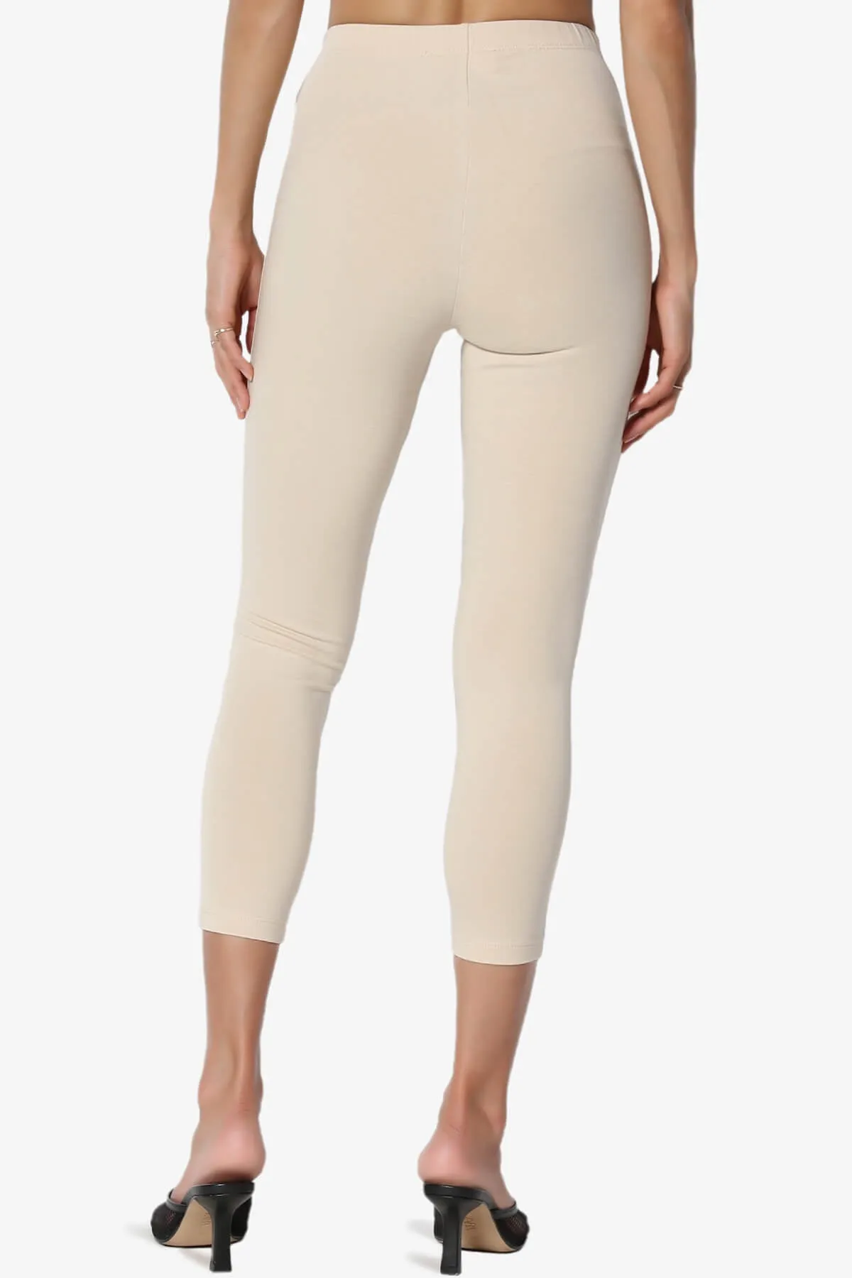 Ansley Luxe Cotton Capri Leggings PLUS