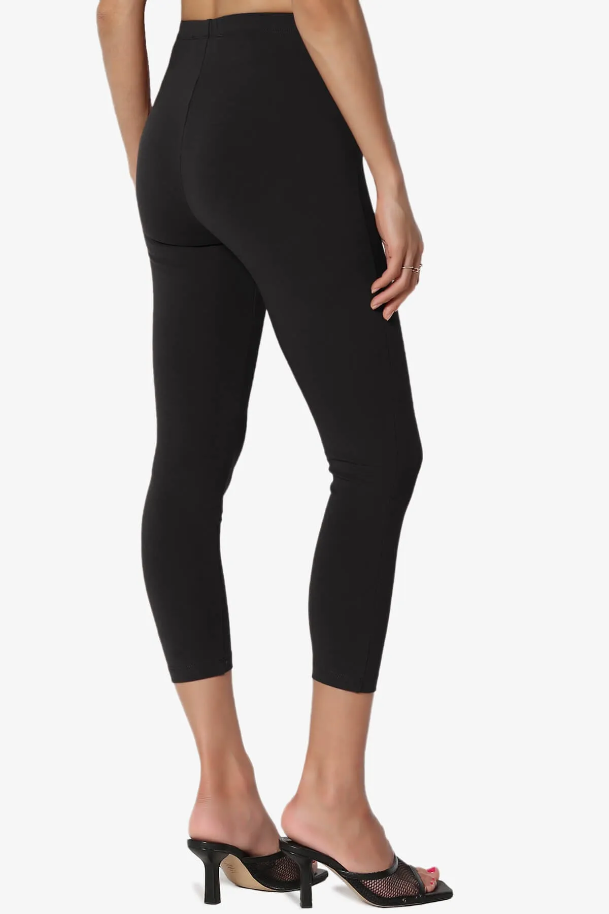 Ansley Luxe Cotton Capri Leggings PLUS