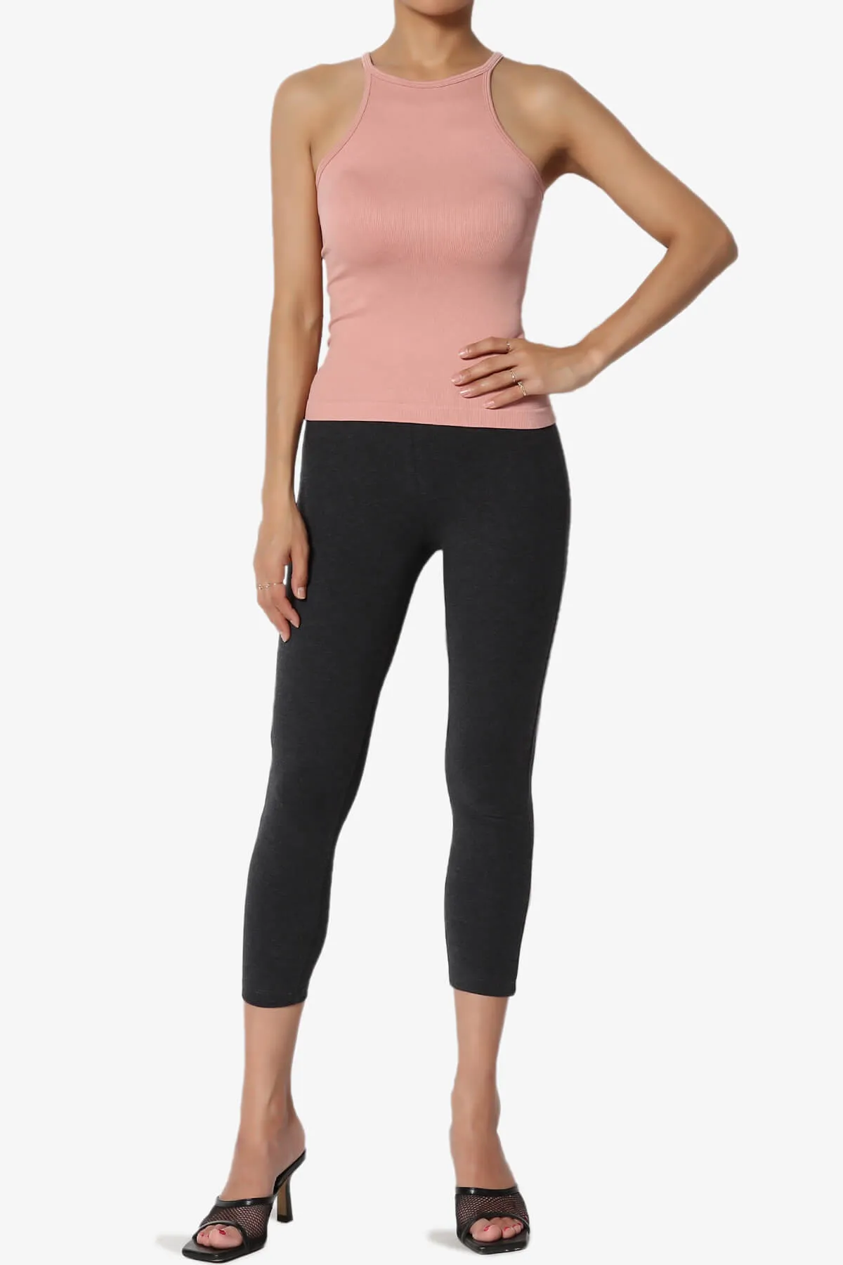 Ansley Luxe Cotton Capri Leggings PLUS