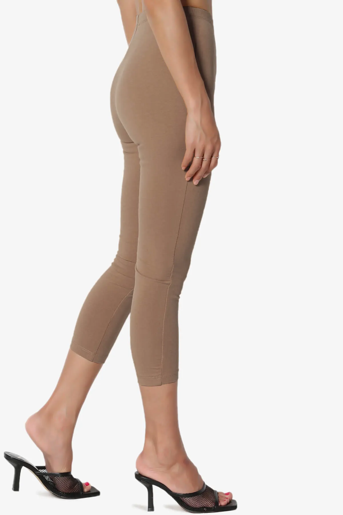 Ansley Luxe Cotton Capri Leggings PLUS