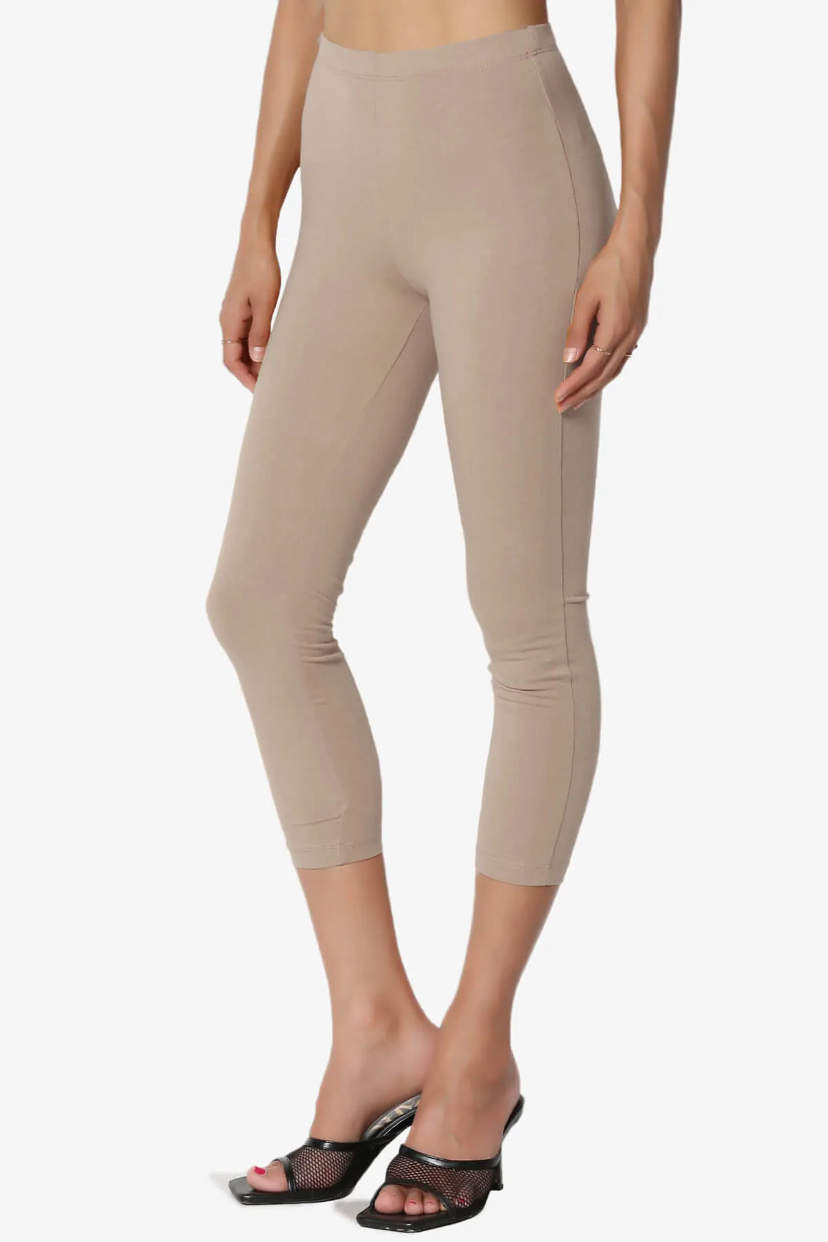 Ansley Luxe Cotton Capri Leggings PLUS