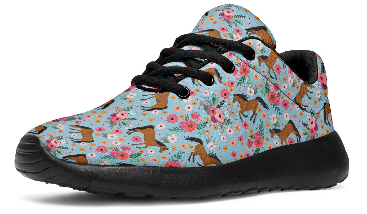 Arabian Horse Flower Sneakers