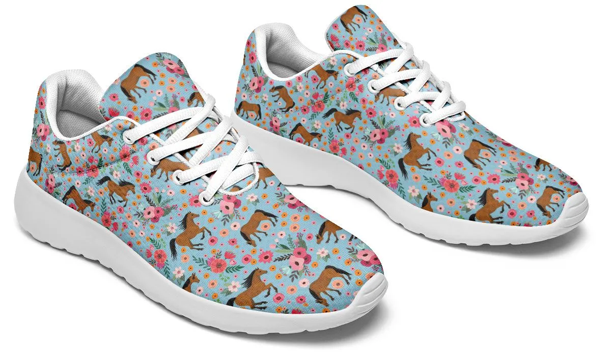 Arabian Horse Flower Sneakers