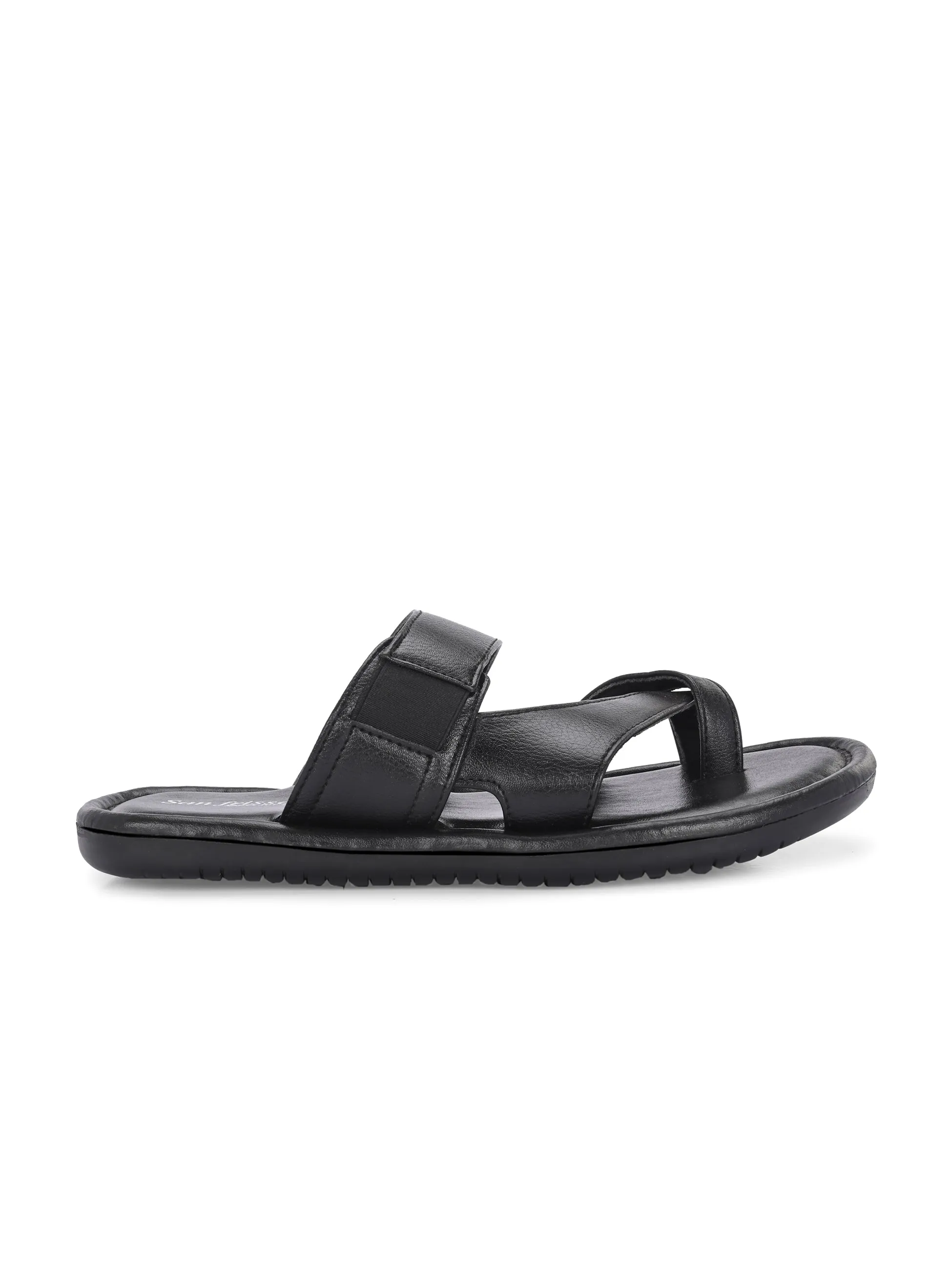 Artisan Black Comfort Slippers