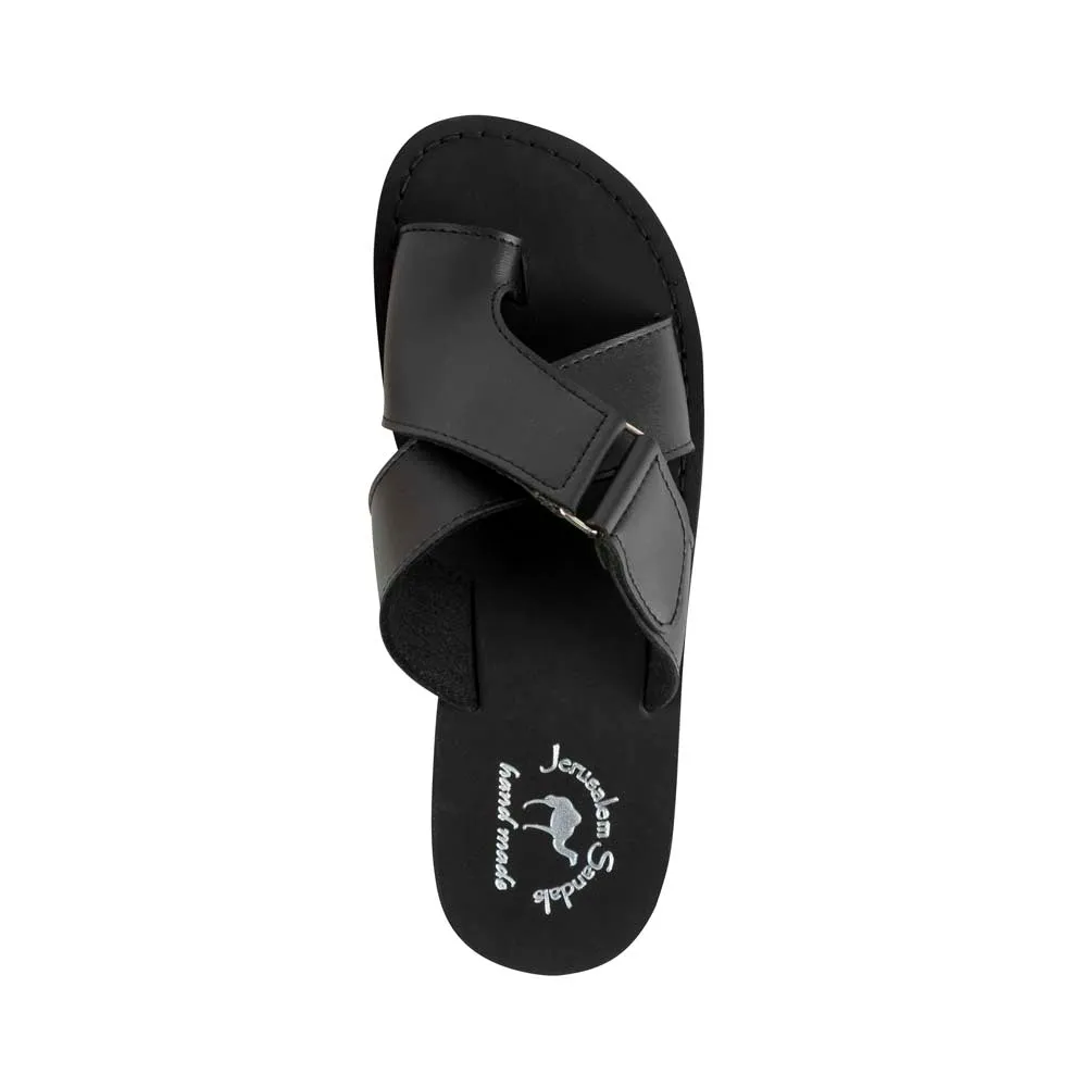 Asher Vegan - Leather Alternative Sandal | Black