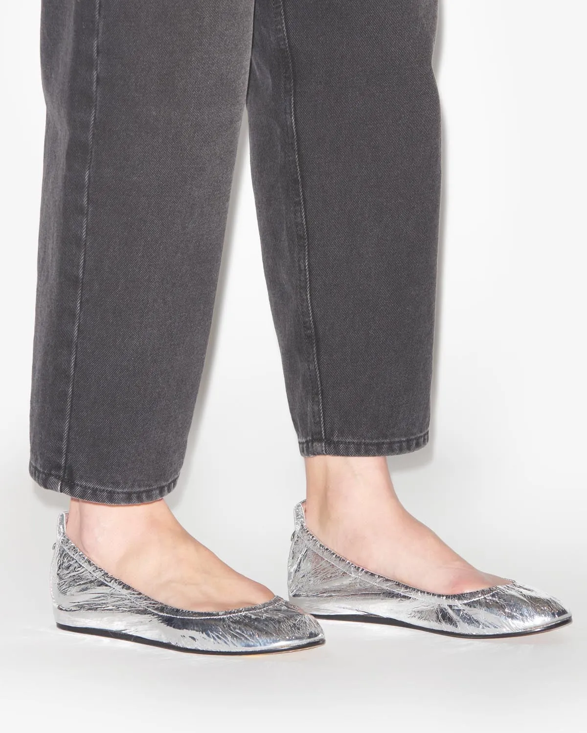 Belna Ballerinas in Silver