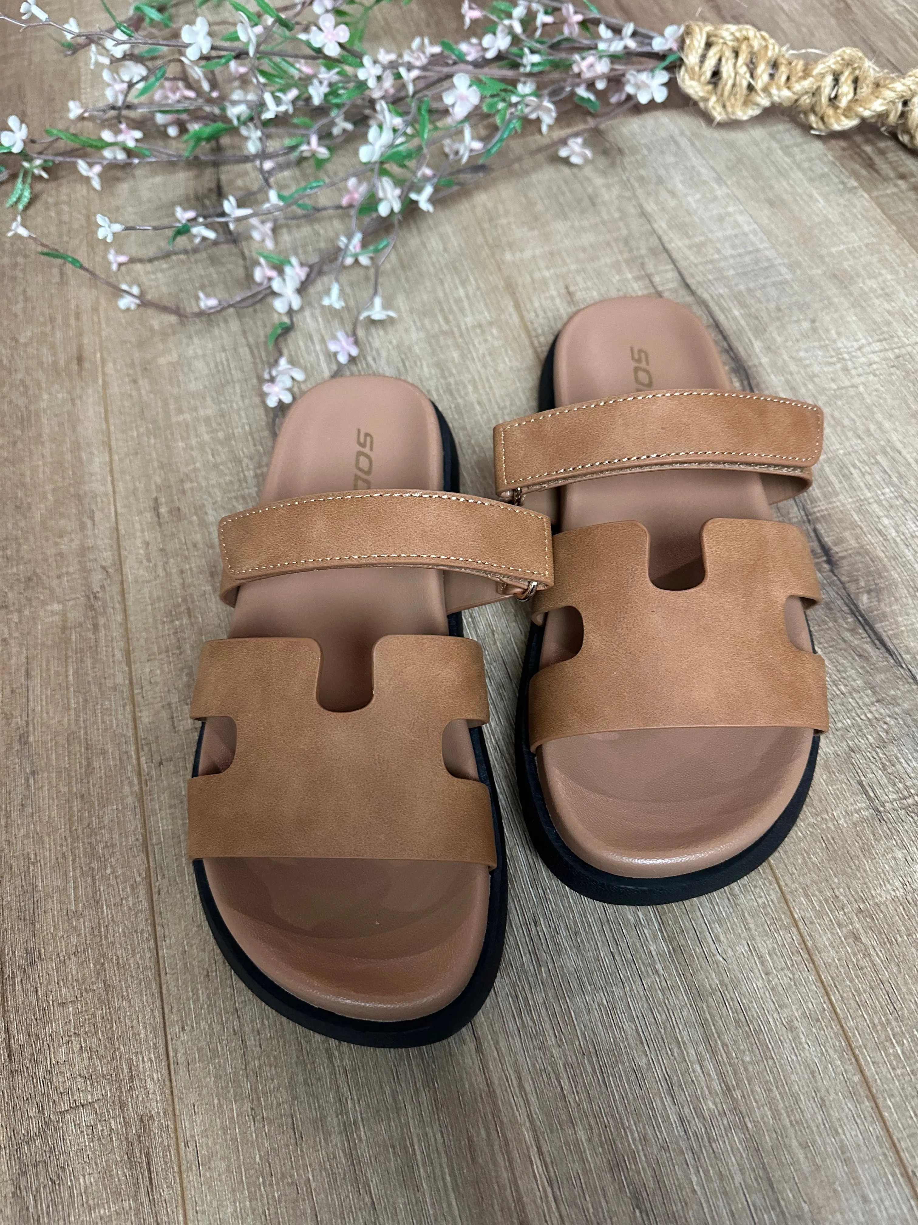 Bianca Slide Sandal (Soda)