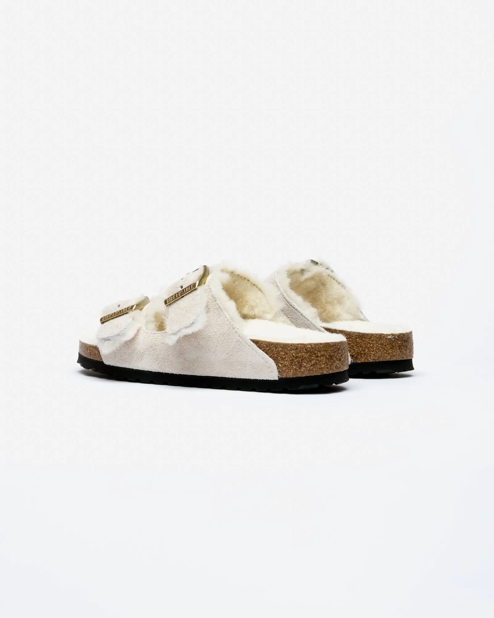 Birkenstock Arizona Shearling Antique White (Narrow)