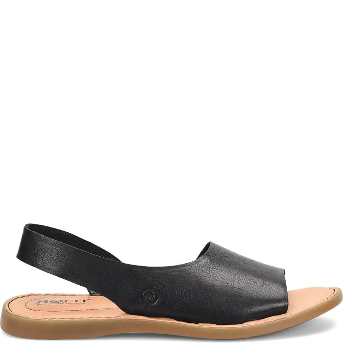 Born Women's Inlet Leather Sandal - Black BR0002203