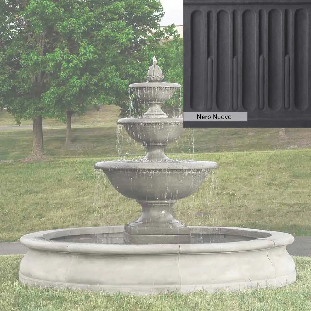 Campania International Monteros Fountain in Basin