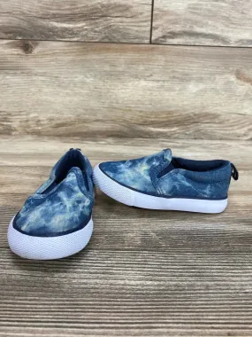 Cat & Jack Blue Keagan Slip-On Tie Dye Sneakers sz 5c