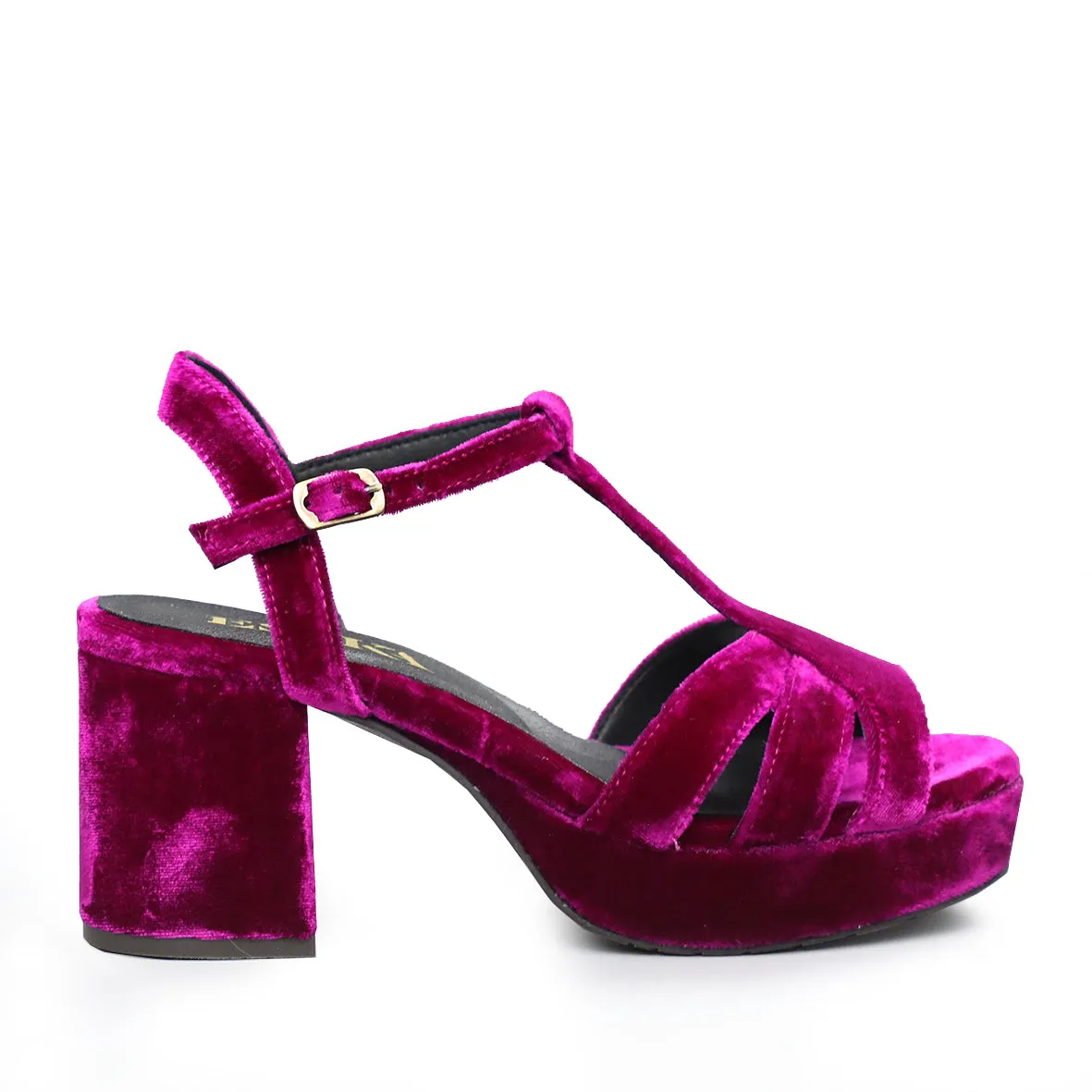 Charlie Vegan Velvet Magenta