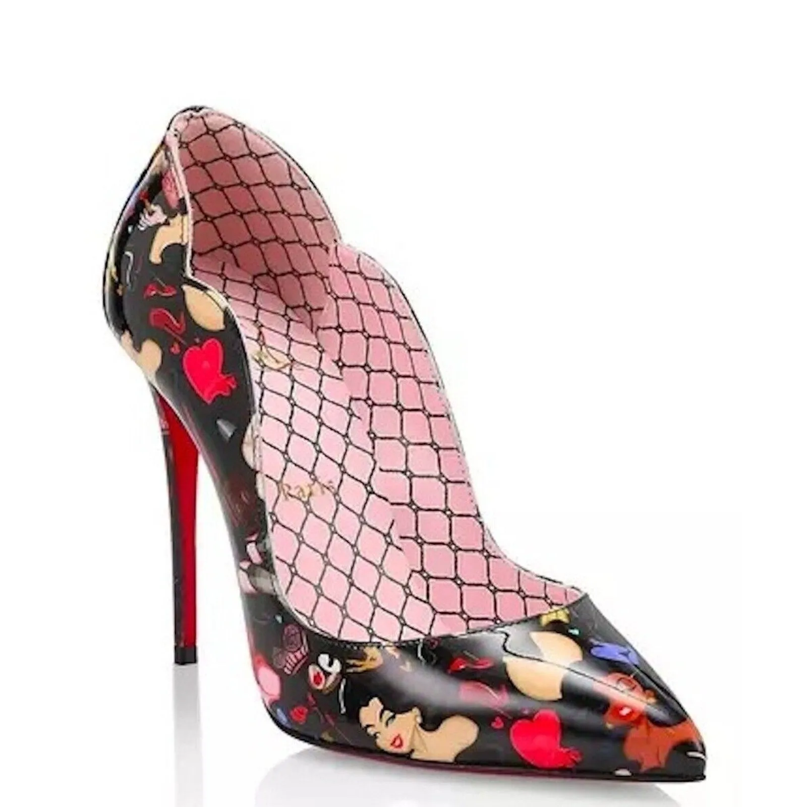 Christian Louboutin Hot Chick Dr Bored Limited Edition Black Multi Pumps