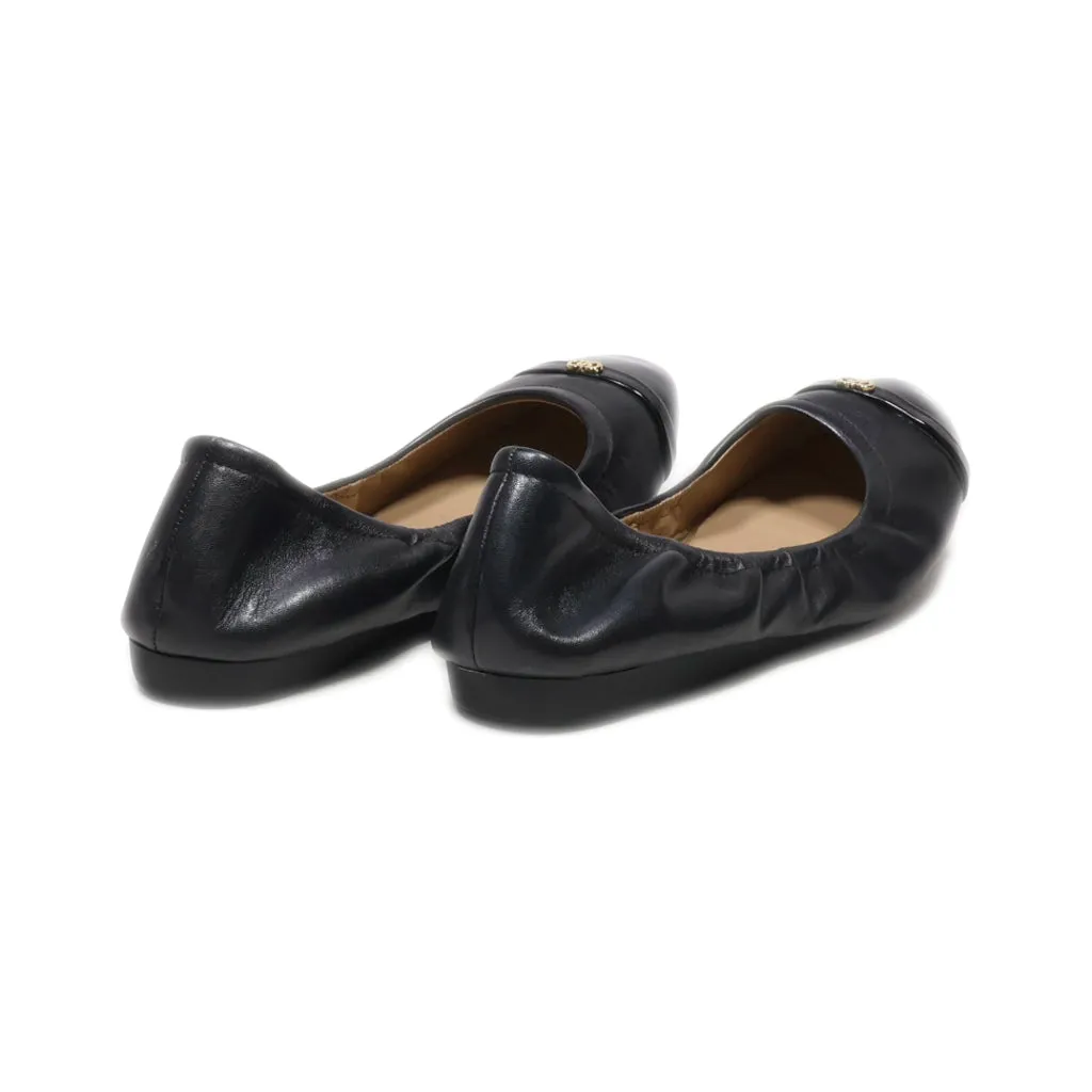 Cole Haan Ballerinas Leather Black Colour For Women