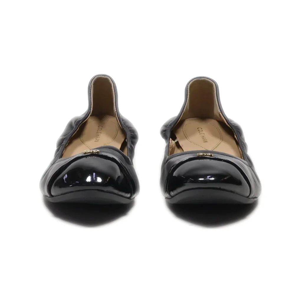 Cole Haan Ballerinas Leather Black Colour For Women