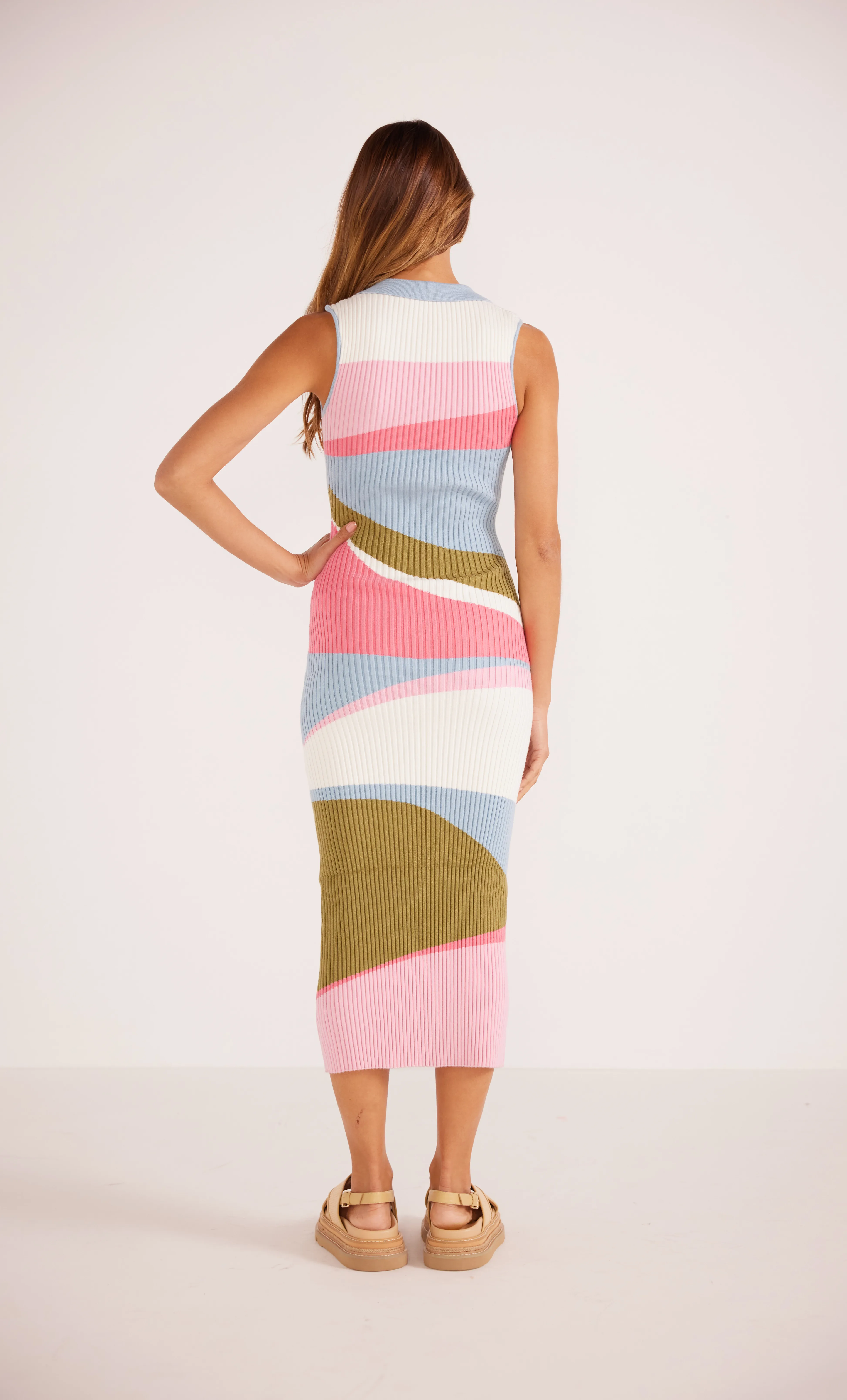 Danica Collared Midi Dress