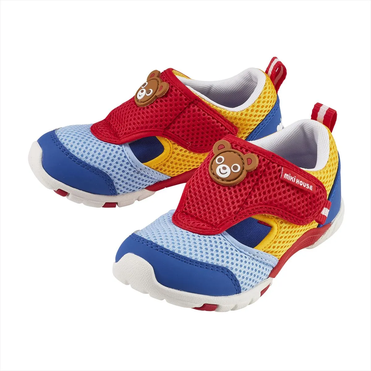 Double Russell Mesh Sneakers for Kids - Fun Flare