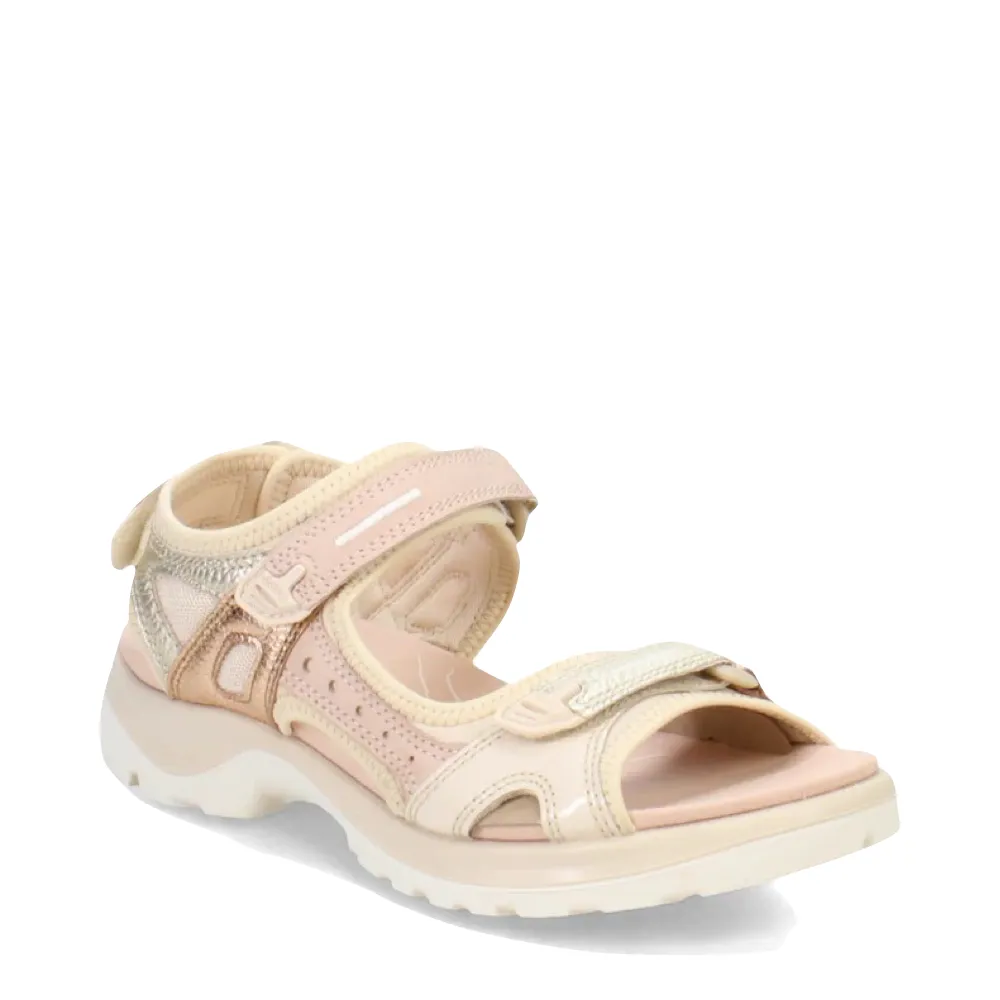 Ecco Women's Off Road Yucatan Anniversary Edition Sandal in Multi Limestone