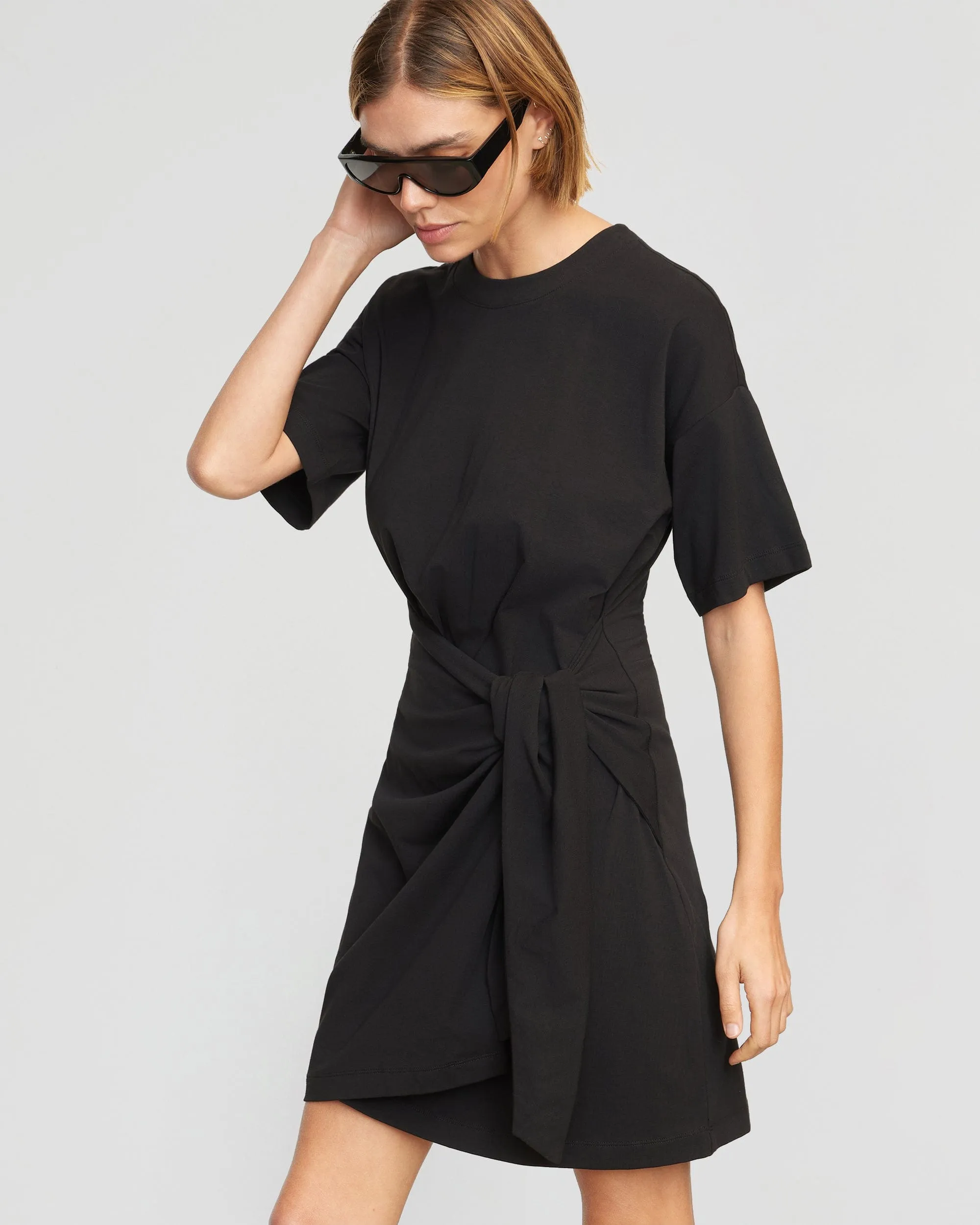 Fallon Organic Cotton T-Shirt Wrap Dress